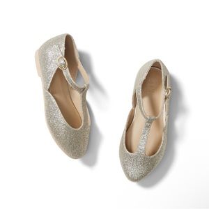 JANIE AND JACK GLITTER FLAT Size 6